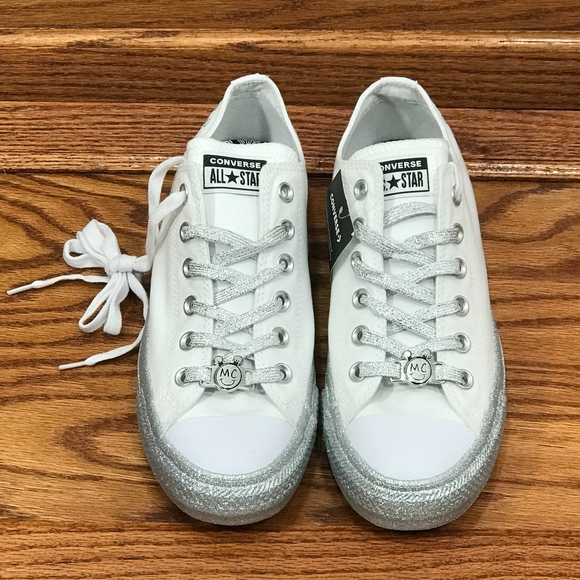 Converse X Miley Cyrus CTAS Ox White Pure Platinum - Picture 4 of 7